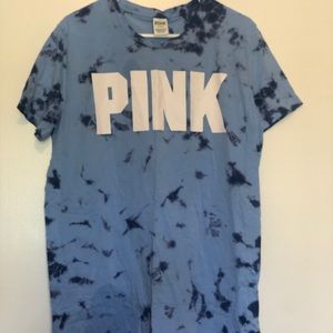 PINK tie dye night gown